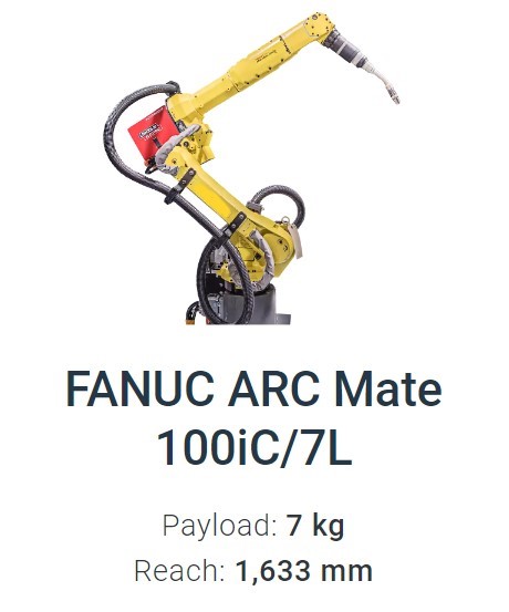 Fanuc Arc Mate 100iC/7L Data Sheet