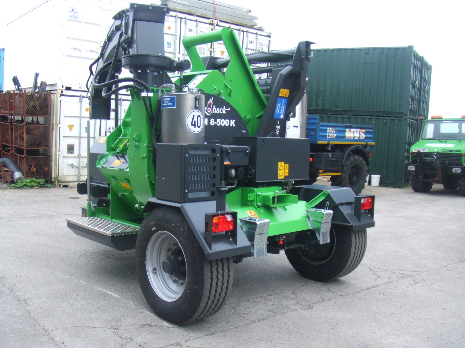  HM8-500K WITH POWERED INFEED BED