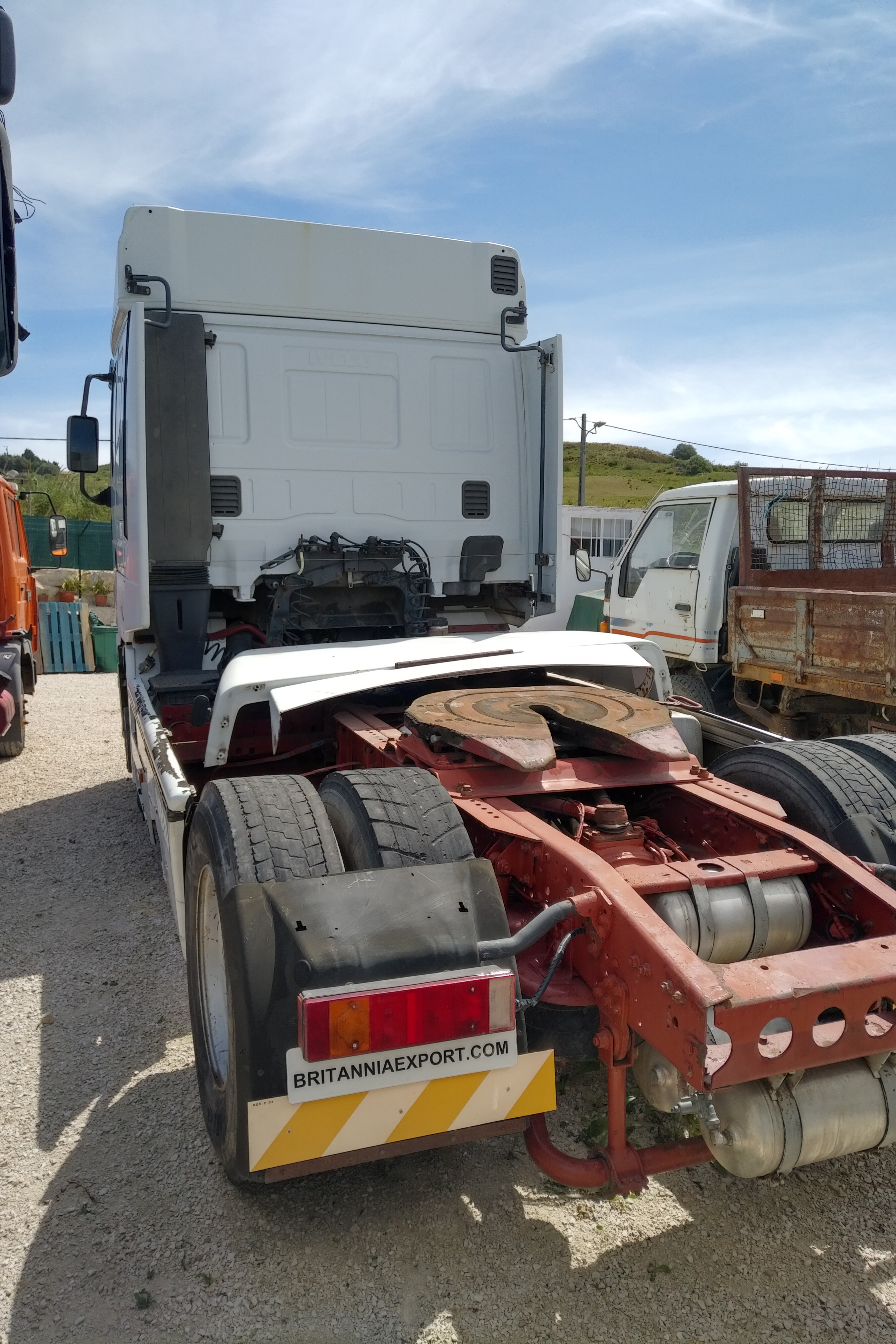 Left hand drive Iveco Eurostar 440E43T tractor unit recently sold to Lagos - Nigeria.