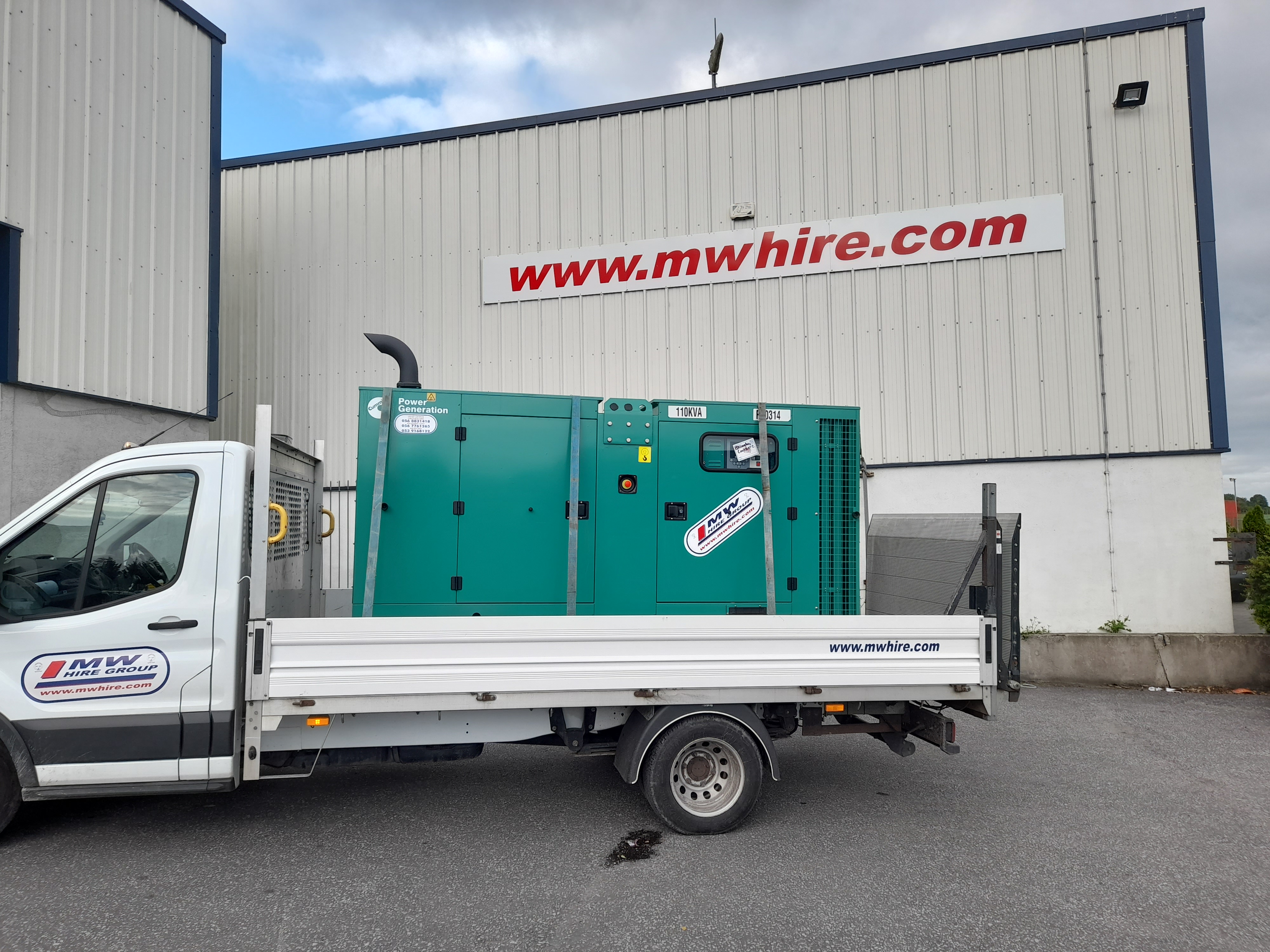 New Cummins 110KVA Silent Generator SOLD..... heading to the customer in Co. Offaly 