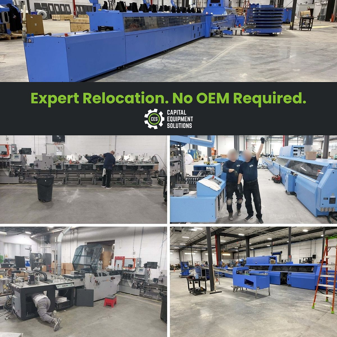 Plant Relocation Success: Moving Muller Martini Equipment Without the OEM Price Tag