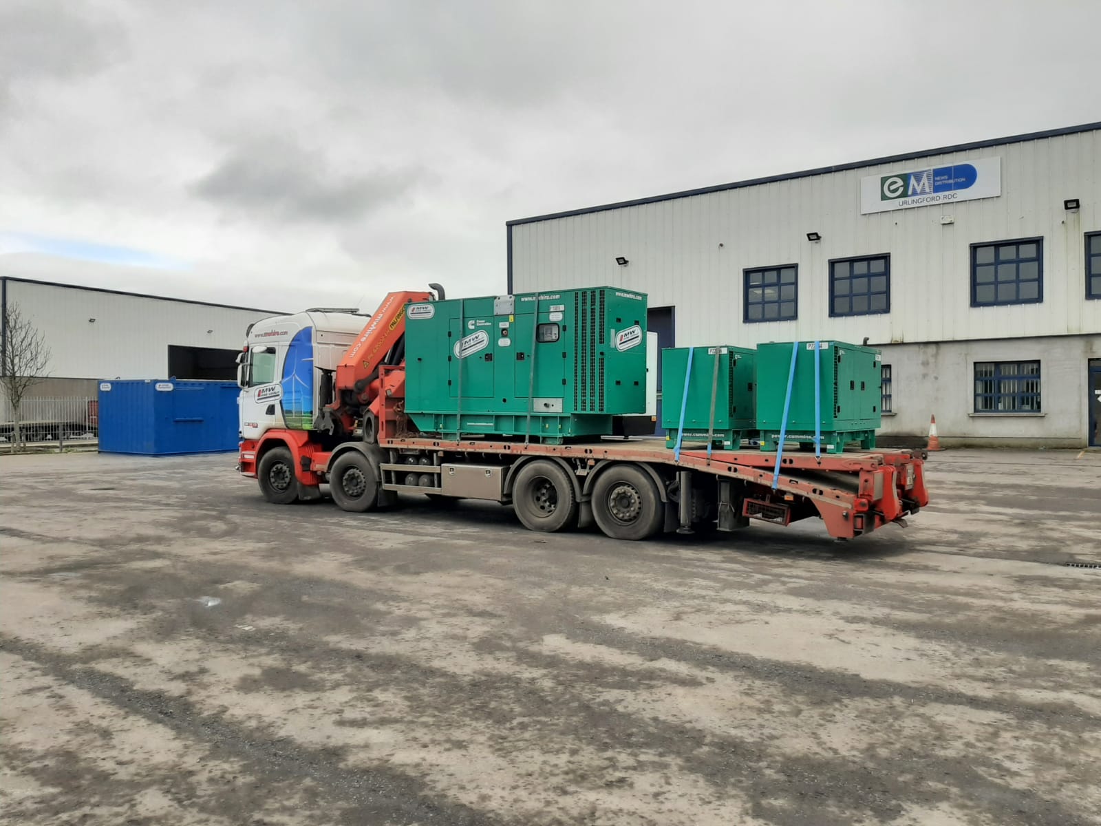 Batch of new and Ex Rental Generators SOLD... heading to Co. Limerick 