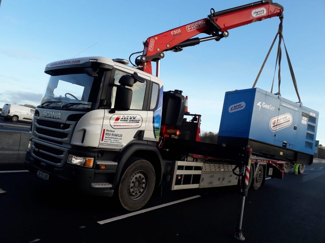 110kVA Generator Delivered For The Official Opening Ceremony Of The New Ross By Pass