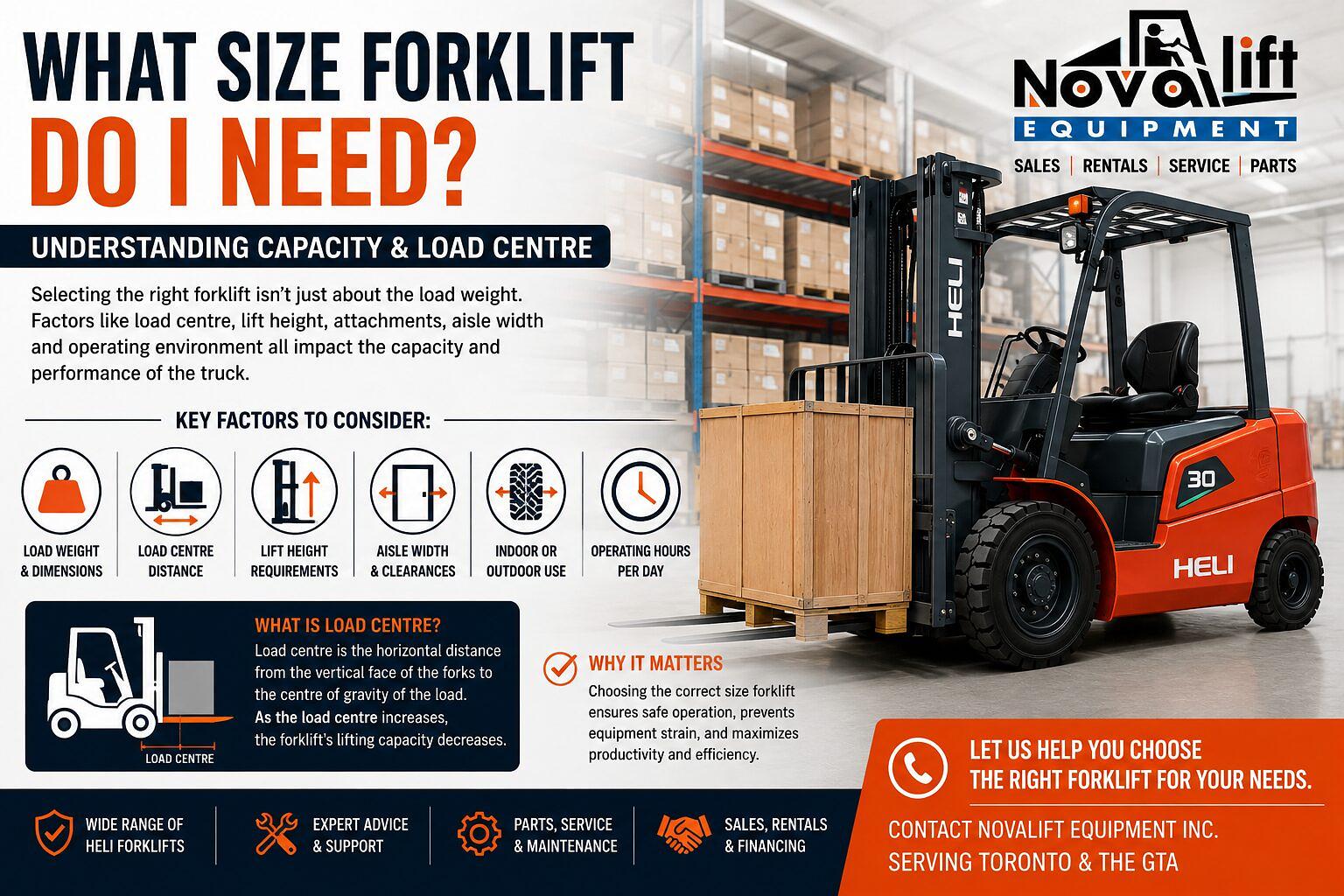 What Size Forklift Do I Need? Understanding Capacity & Load Centre