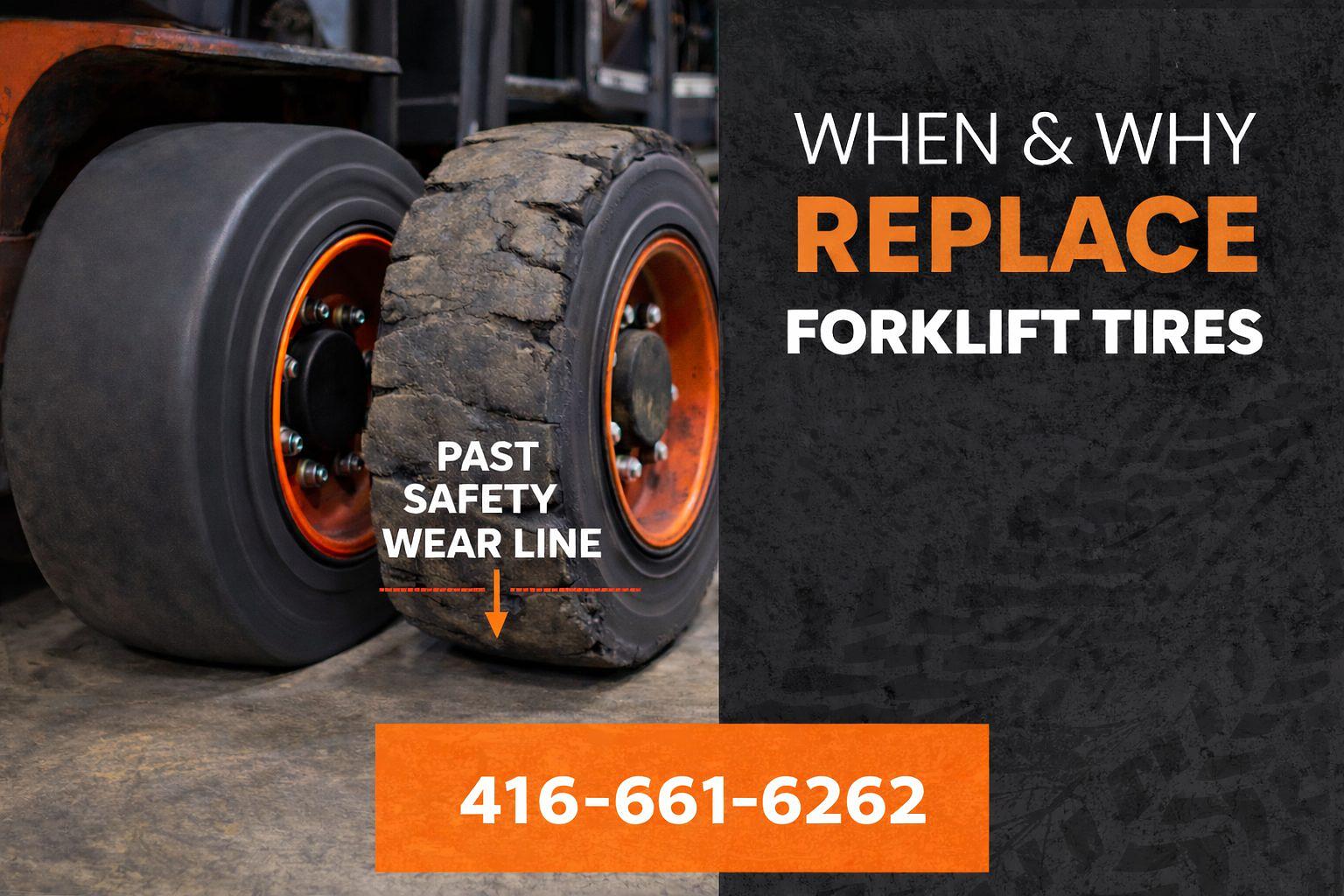Why Changing Cushion Tires on a Forklift at the Right Time Matters