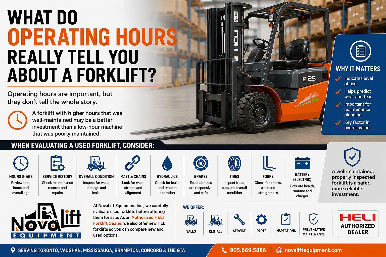 What Do Operating Hours Really Tell You About a Forklift?