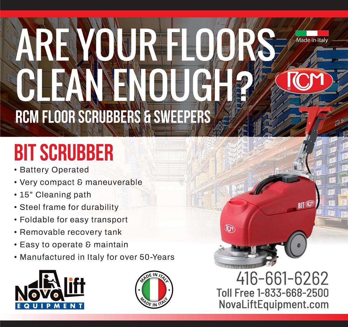 Why the RCM BIT Floor Scrubber Stands Above the Competition