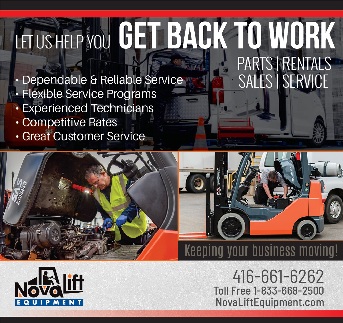Forklift Service & Repairs in Mississauga, Ontario – Keep Your Equipment Running with NovaLift Equipment