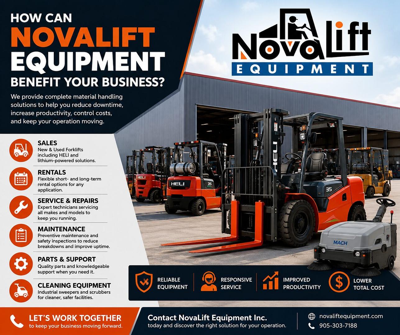 How NovaLift Equipment Can Benefit Your Business