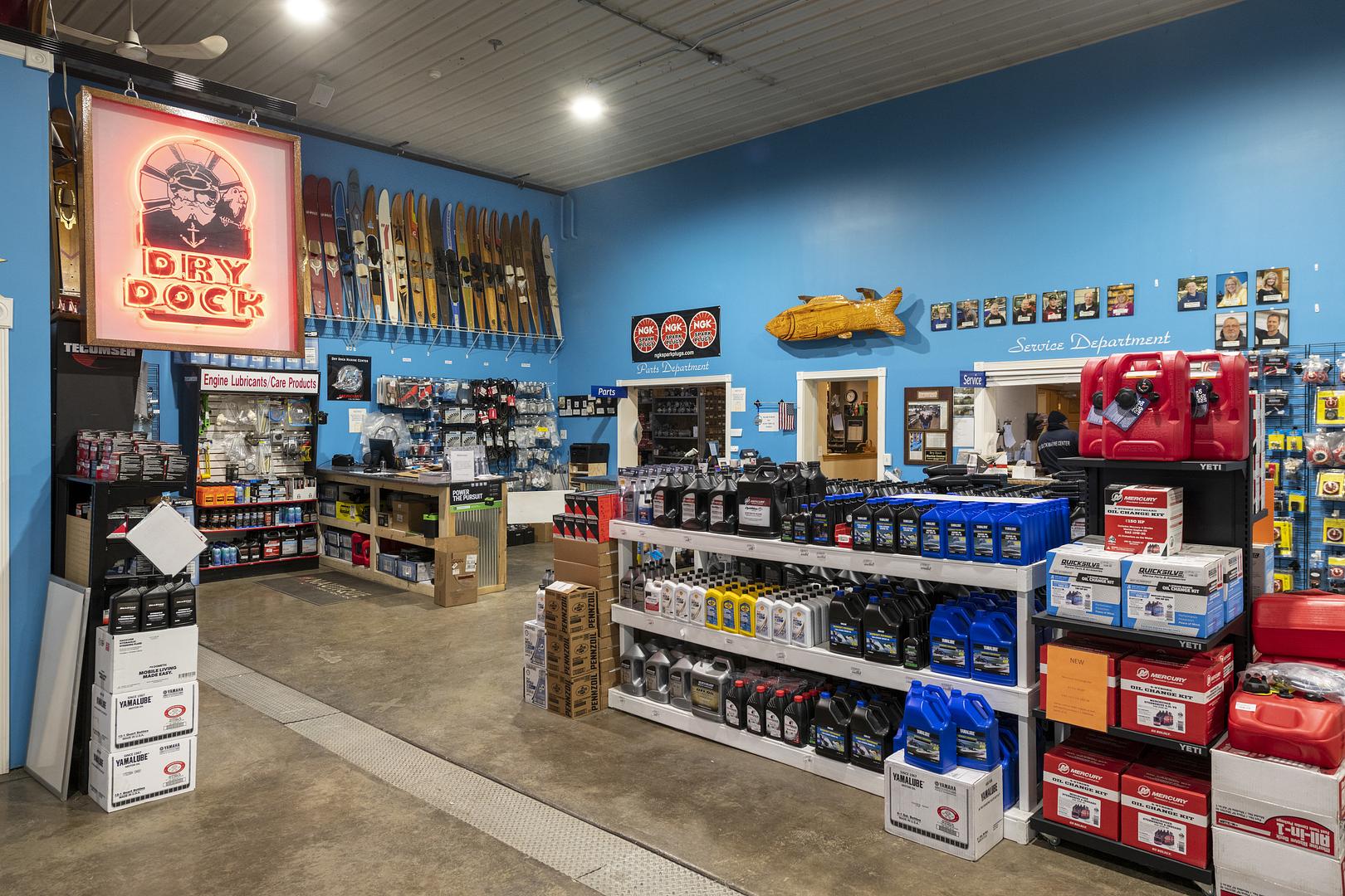 Dry Dock Parts Department