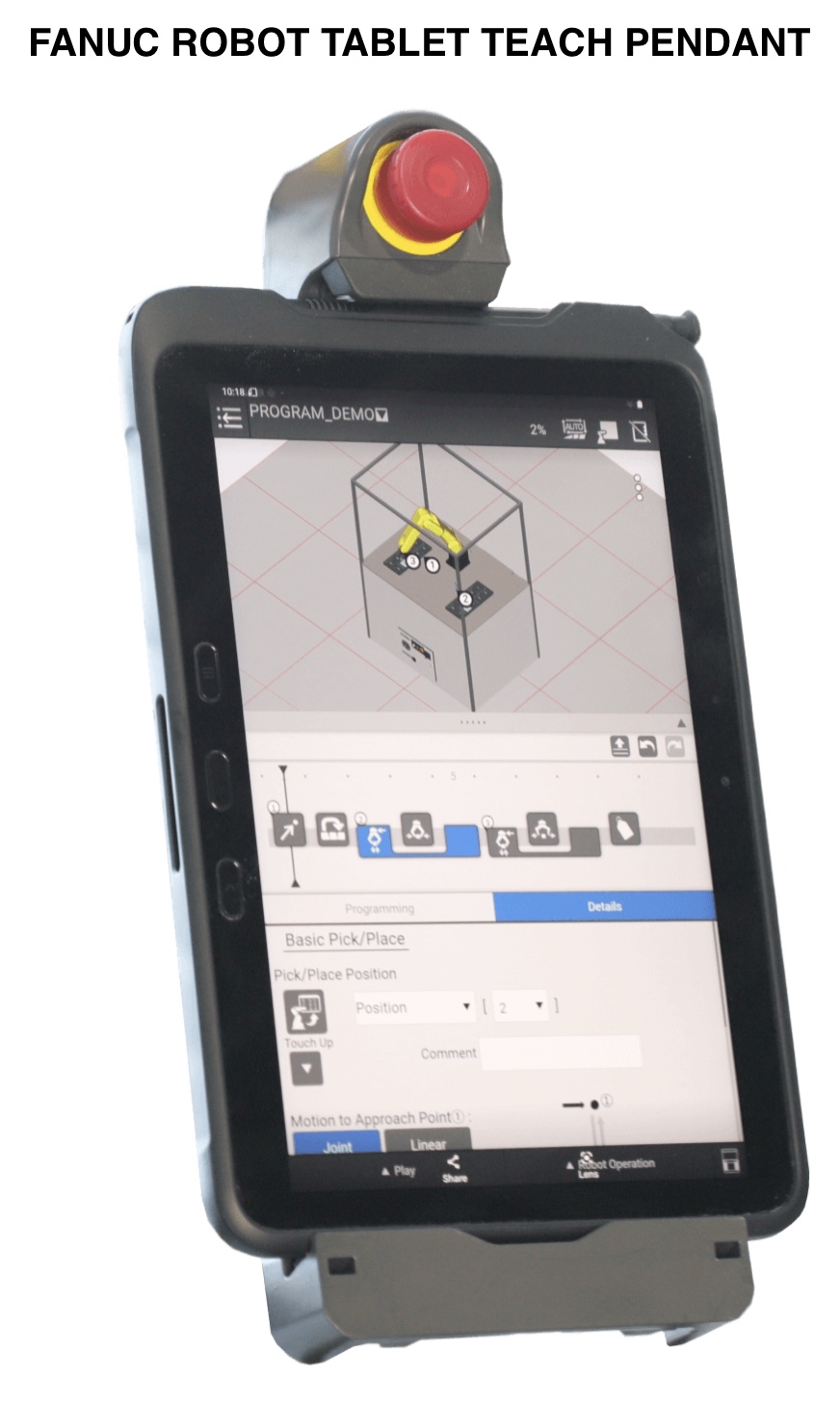 FANUC TABLET TEACH PENDANT FOR ROBOTS
