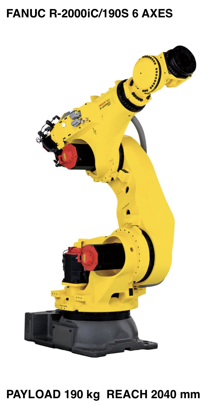 FANUC R-2000iC/190S R-SERIES 6 AXES DATA SHEET