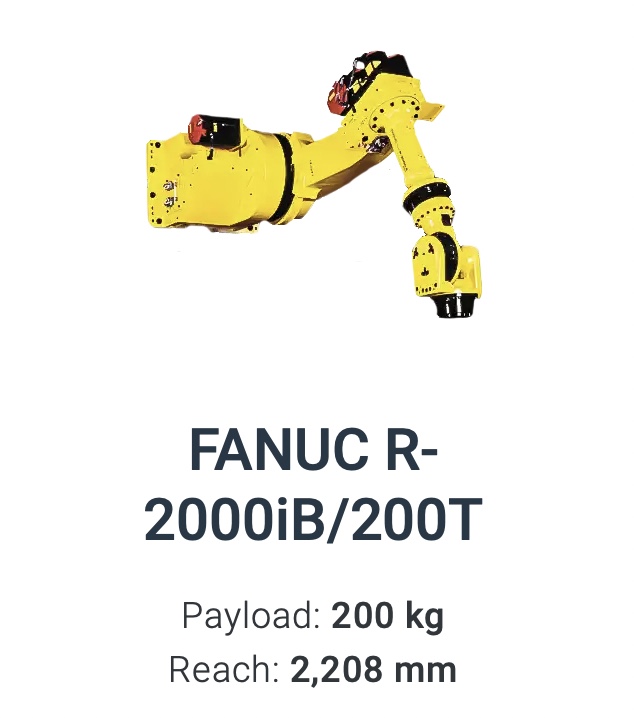 Fanuc R-2000iB/200T Data Sheet R-Series Robot