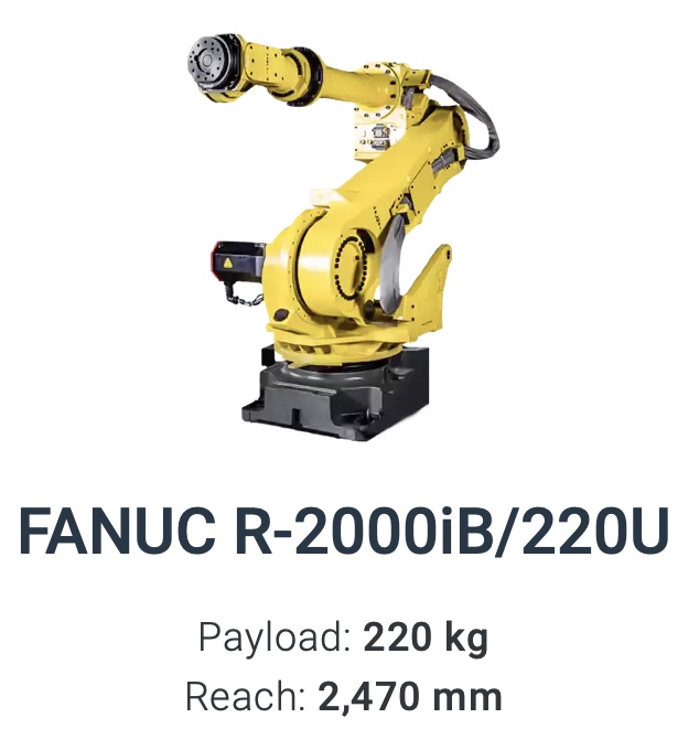 FANUC R-2000IB/220U  DATA SHEET R-SERIES ROBOT