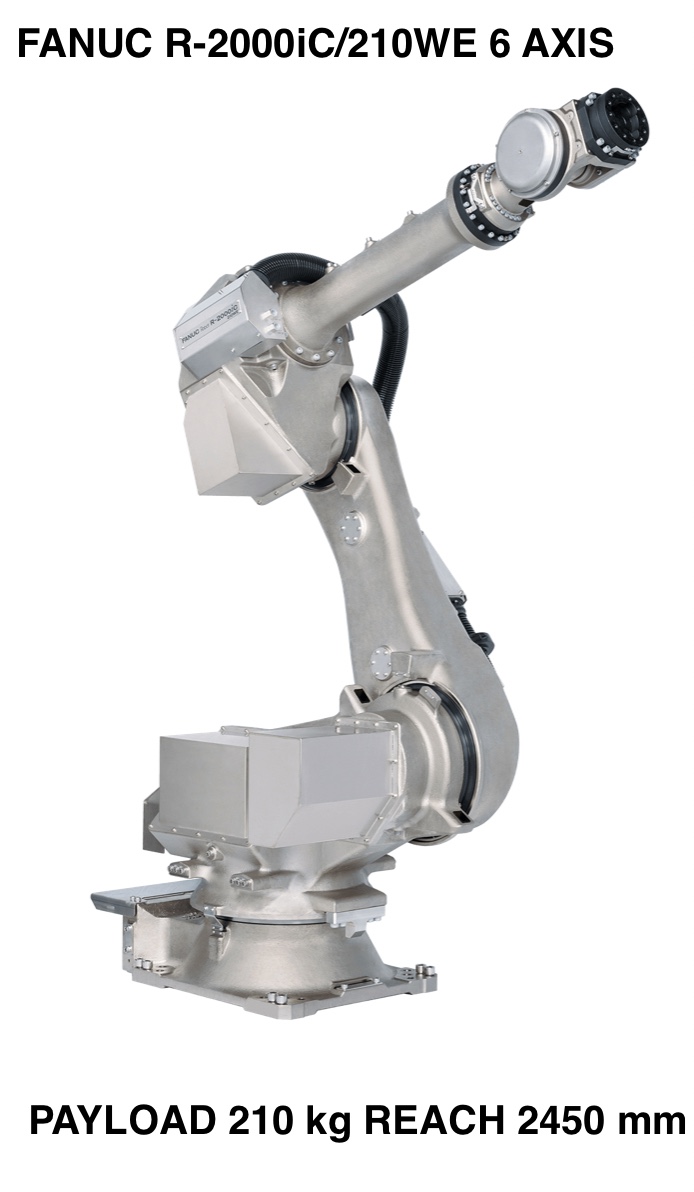 FANUC R-2000iC/210WE R-SERIES 6 AXES DATA SHEET