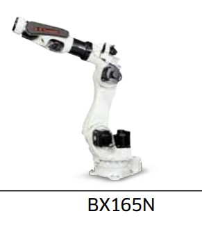 KAWASAKI BX165N 6 AXIS GENERAL PURPOSE LARGE ROBOT PAYLOAD 165 KG X 2325 MM REACH