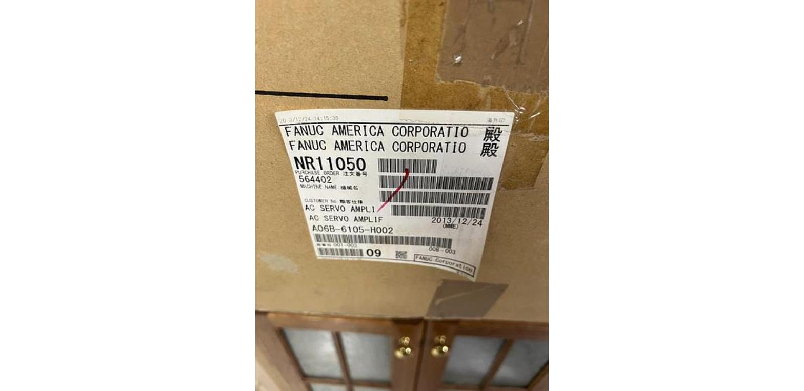 Reading FANUC Servo Amplifier Part Numbers