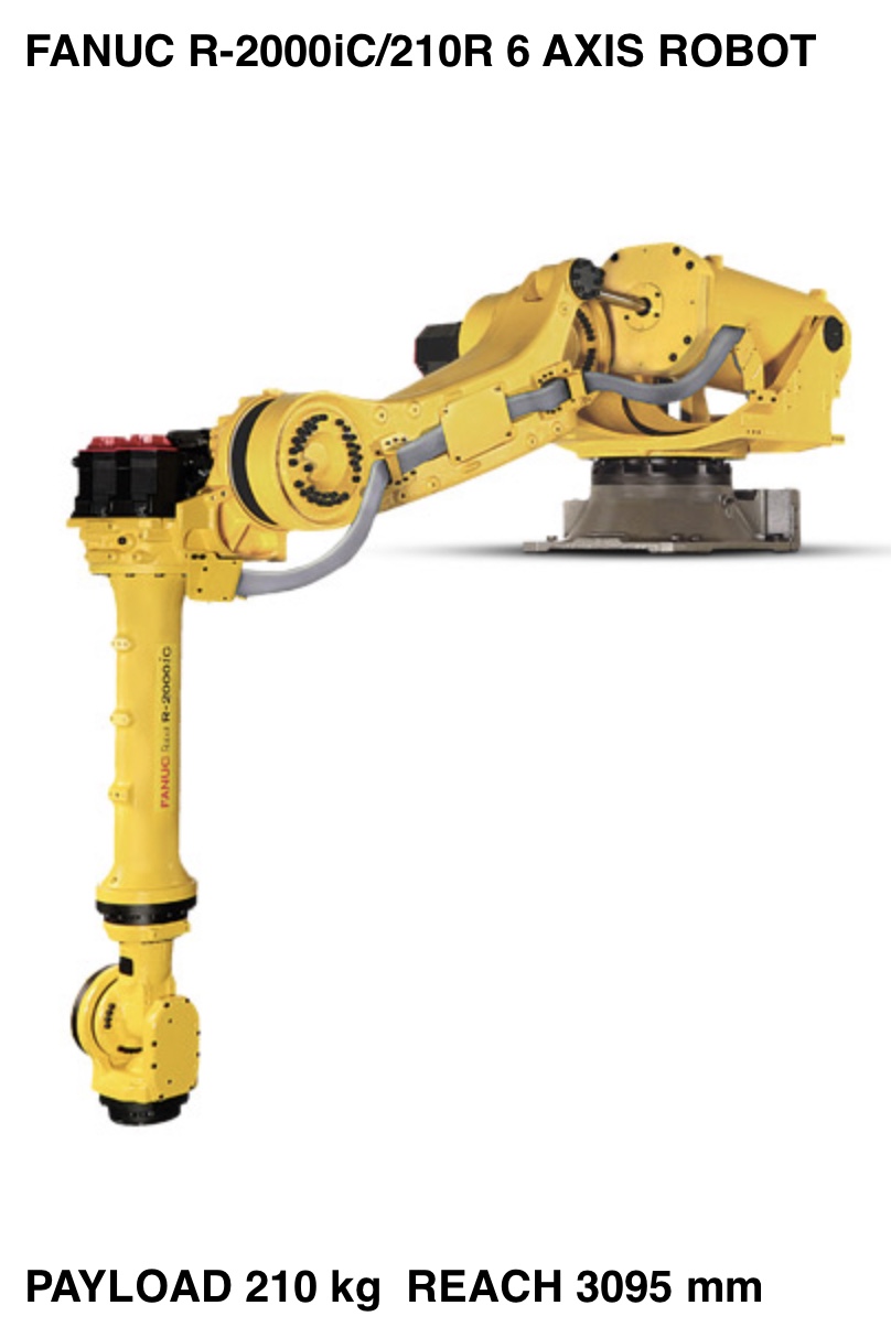 FANUC R-2000iC/210R R-SERIES 6 AXIS ROBOT DATA SHEET