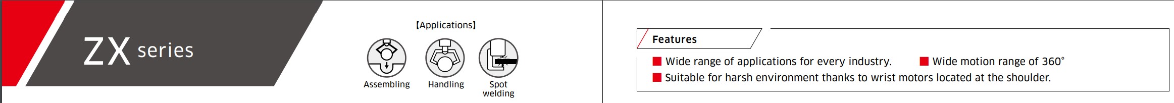 KAWASAKI ZX200S 6 AXIS LARGE CAPACITY GENERAL PURPOSE ROBOT PAYLOAD 200 KG X 2,651 MM REACH