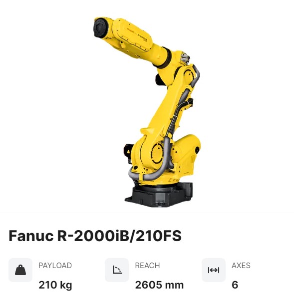 Fanuc R-2000iB/210FS Data Sheet R-Series Robot