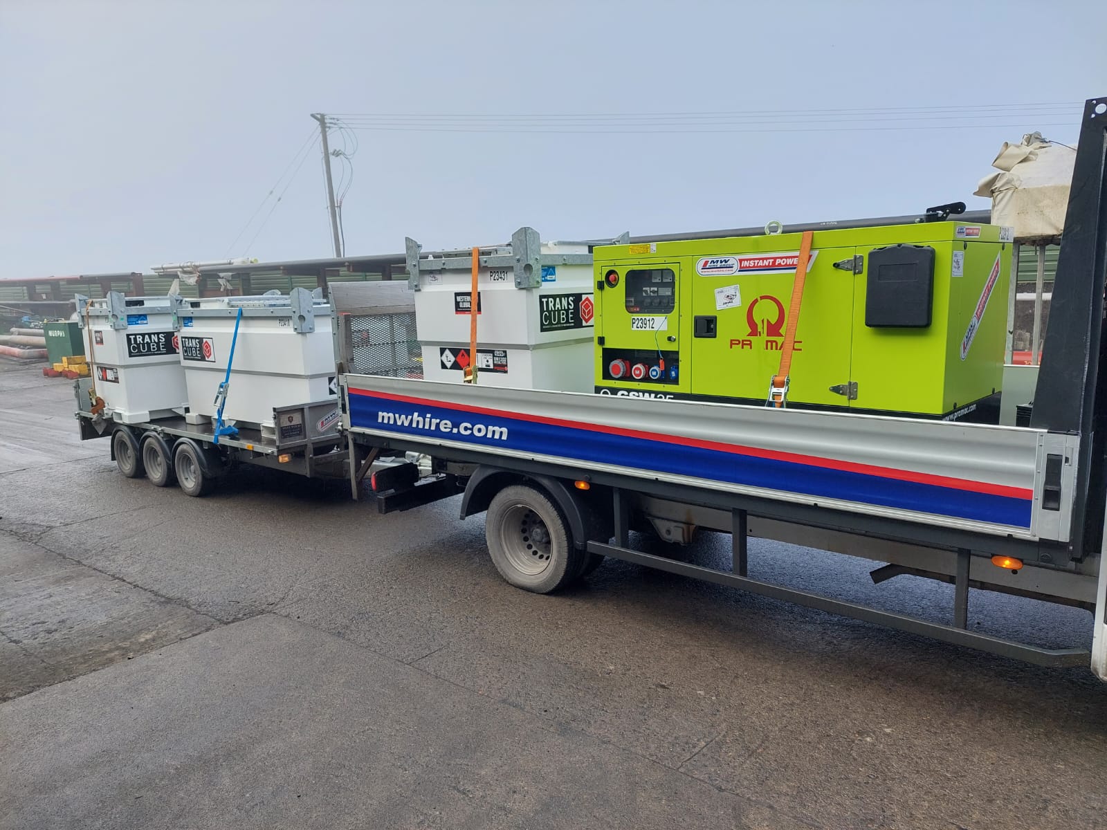 New Pramac GSW35 Generator and 3x Western Global Fuel Tanks SOLD.... Heading to the customer in Kildare 