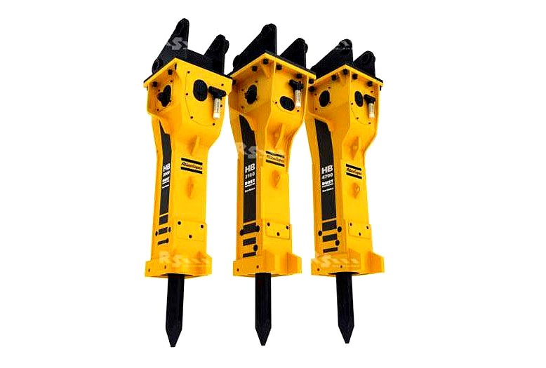 What size hydraulic breaker is suitable for a micro excavator?