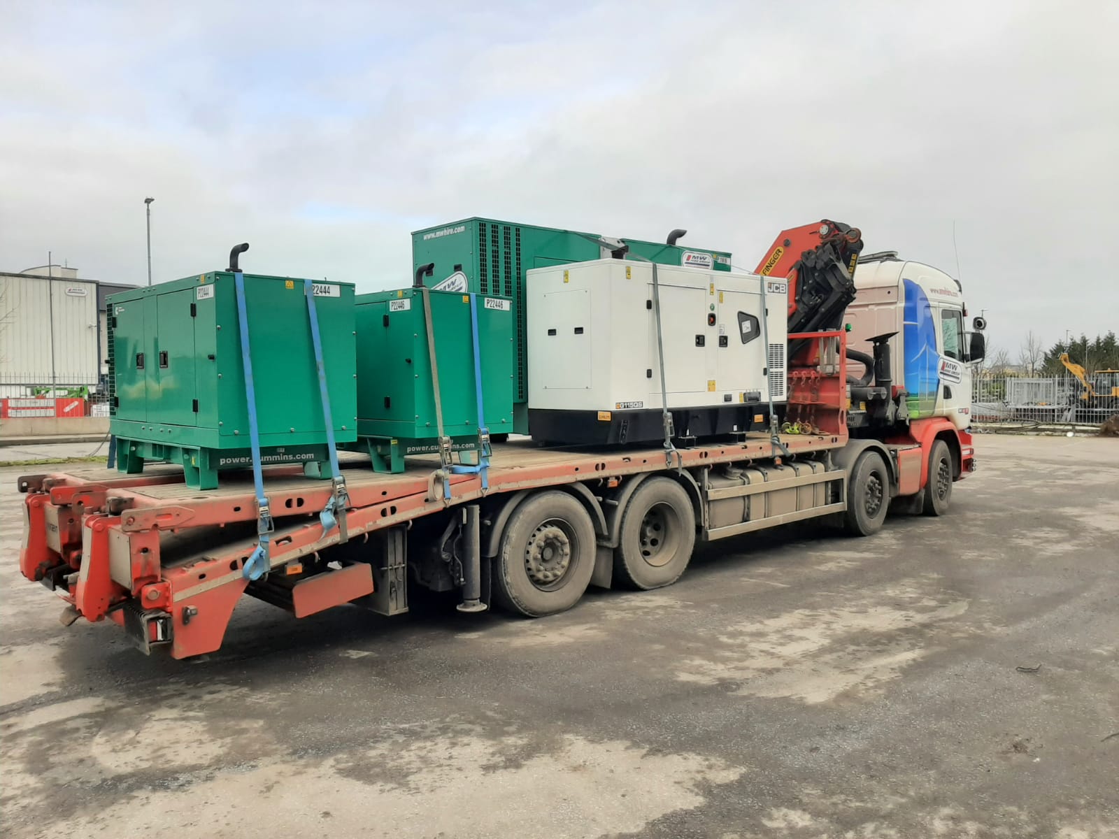 Batch of new and Ex Rental Generators SOLD... heading to Co. Limerick 