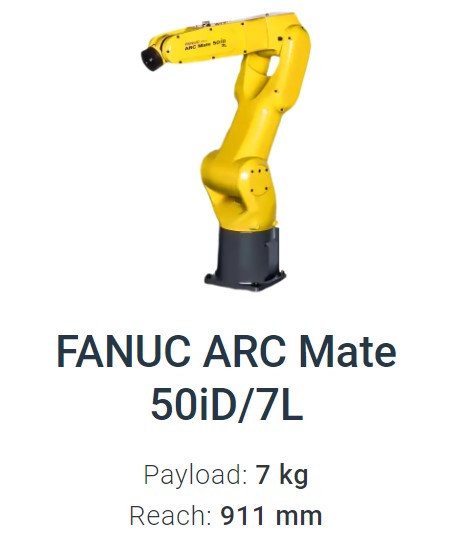 Fanuc Arc Mate 50iD/7L Data Sheet