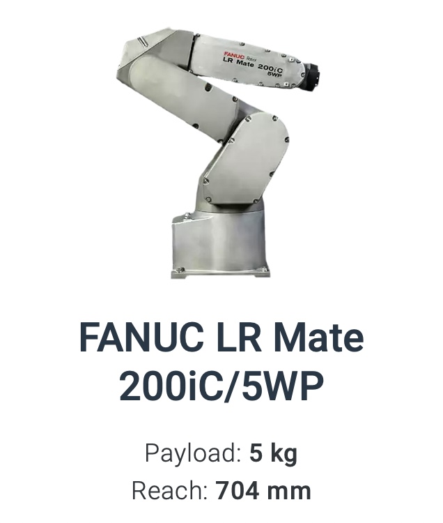 Fanuc LR Mate 200iC/5WP Data Sheet