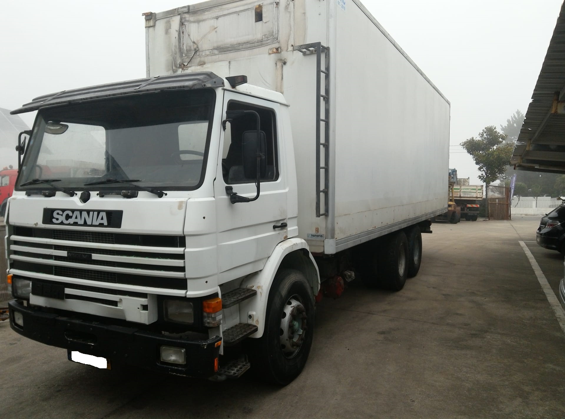 Scania 92 Intercooler 6X2 tipper conversion to isothermic box lorry.