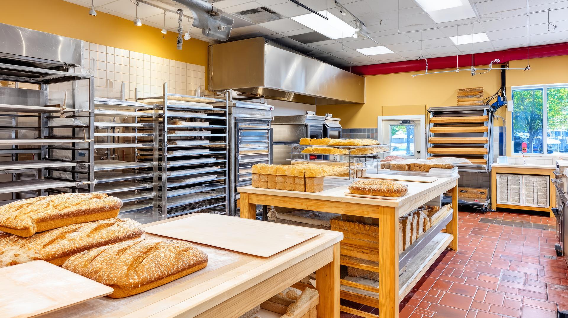 Scheduled preventative maintenance on industrial bakery equipment