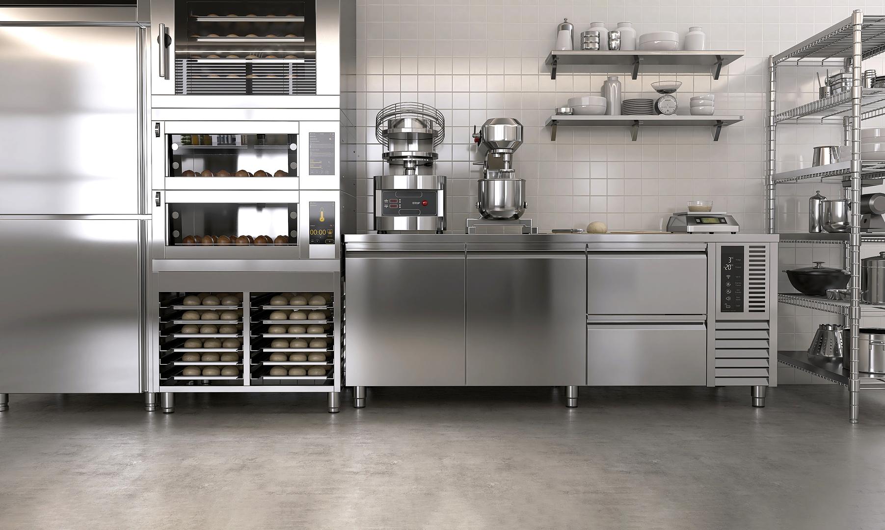 All Bake technician performing on-site bakery equipment repair