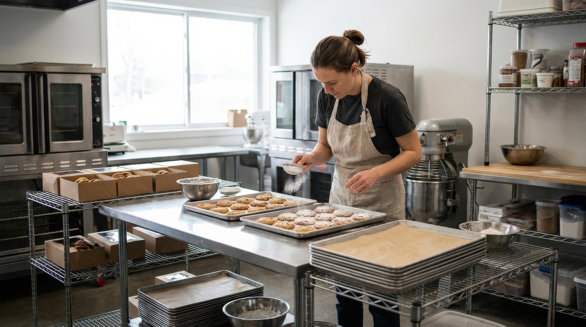 Artisan bakery with water management