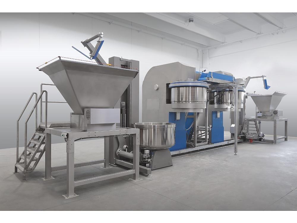 Escher spiral mixer in a working bakery