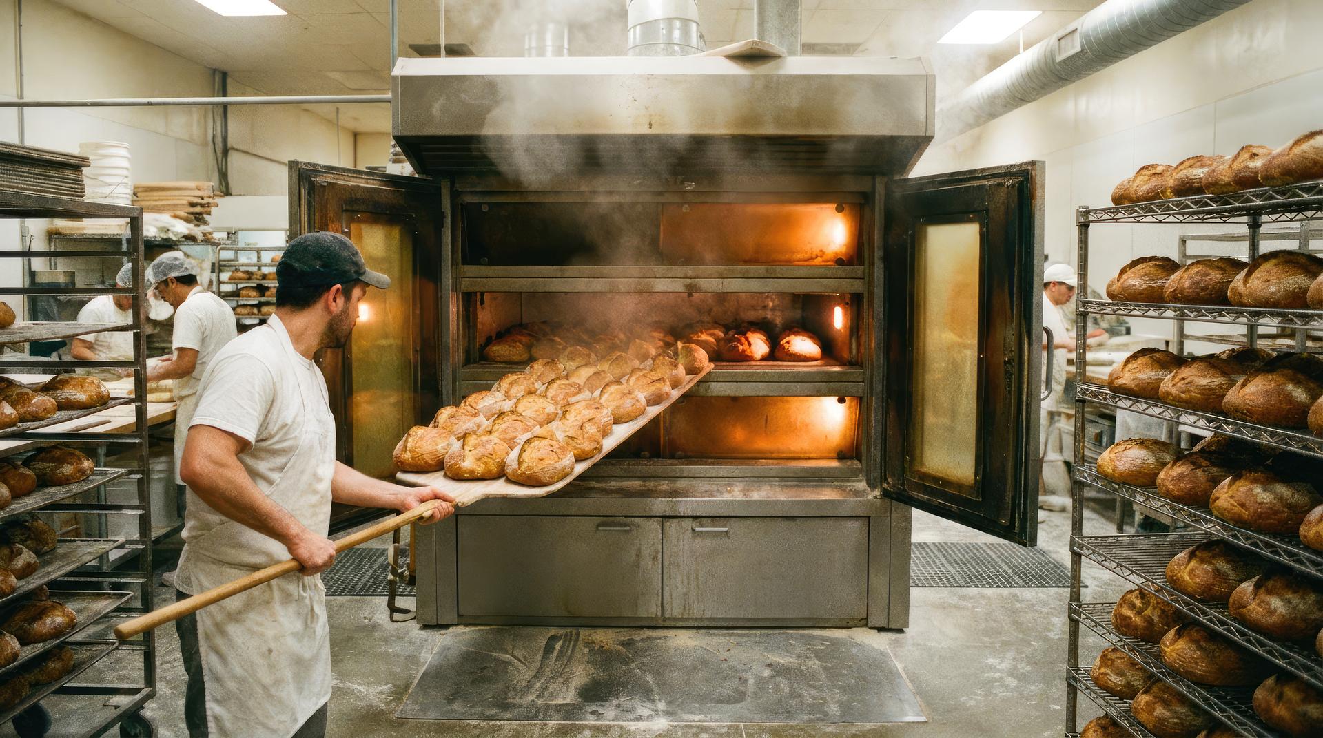 Mid-volume industrial bakery
