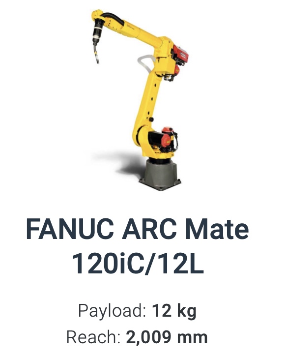Fanuc Arc Mate 120iC/12L Data Sheet