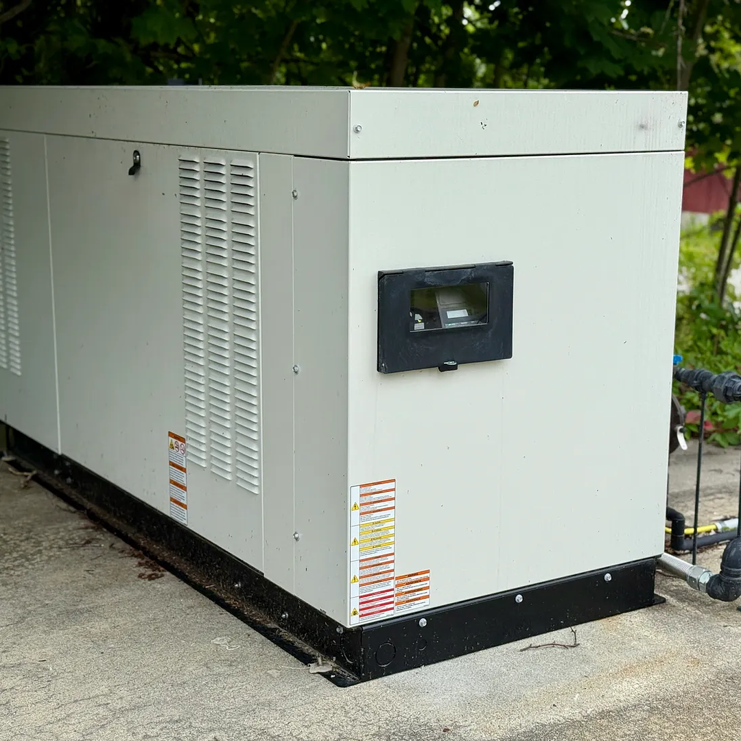 Prime power generator installed and ready to run