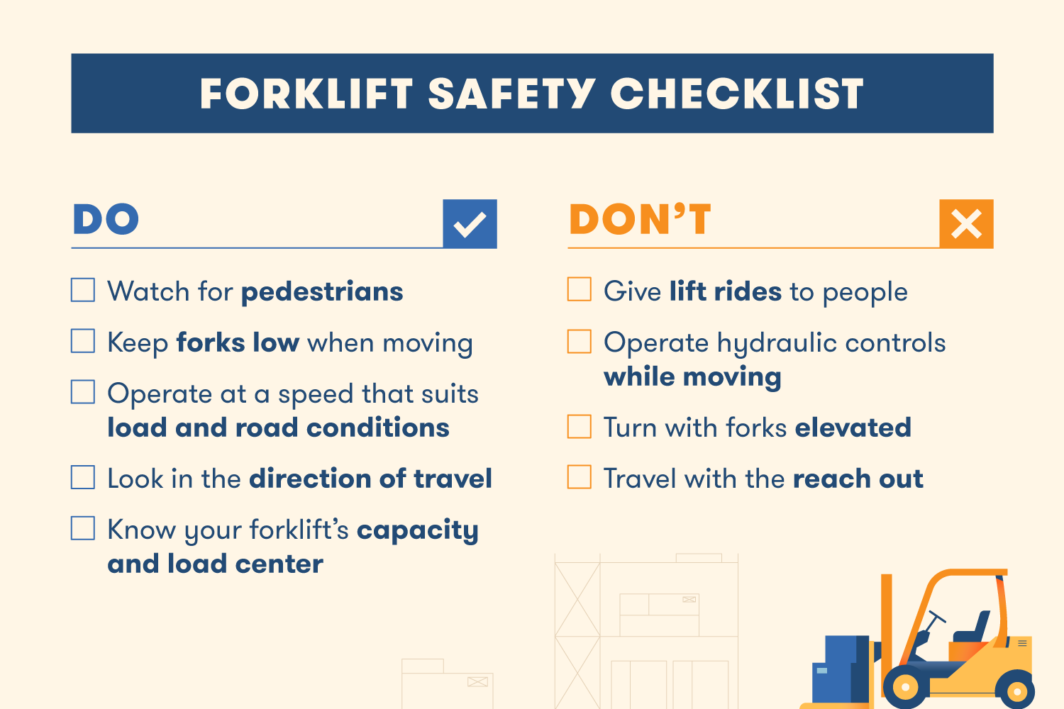 The 15 Forklift Safety Tips To Avoid Injuries