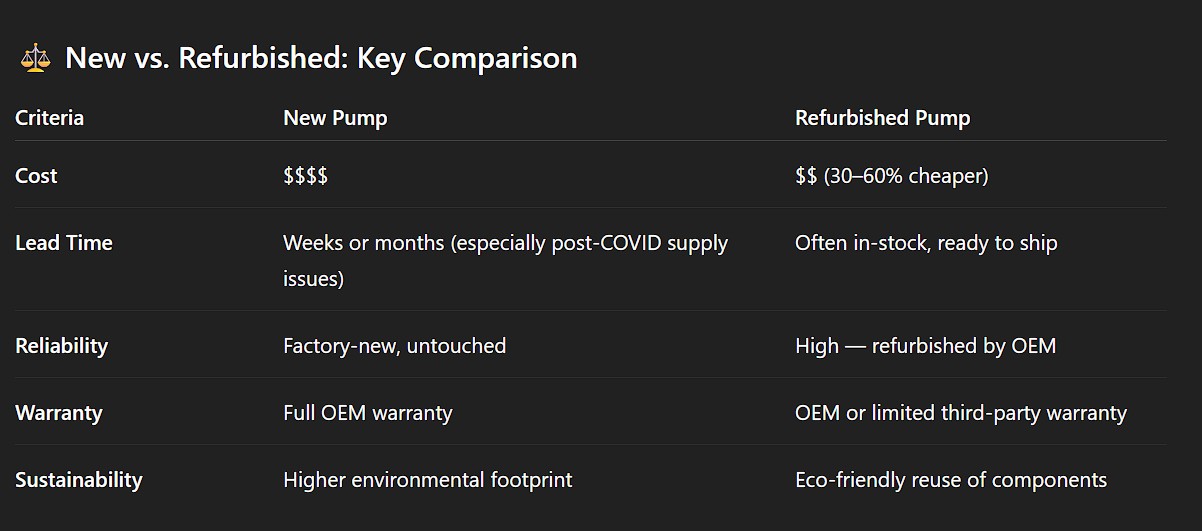 Refurbished vs. New Semiconductor Process Pumps — What You Need to Know