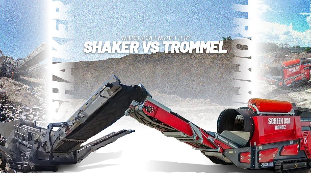 Shaker Screen vs Trommel for Topsoil