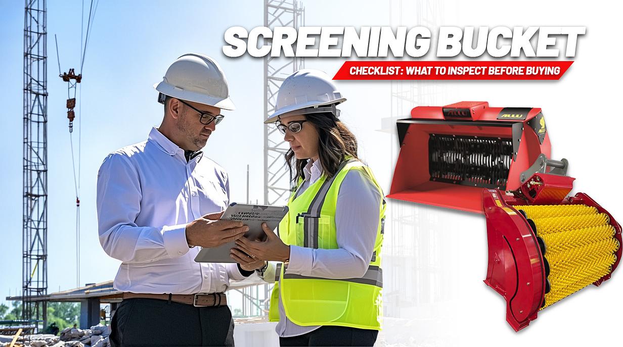 Used Screening Bucket Buying Checklist