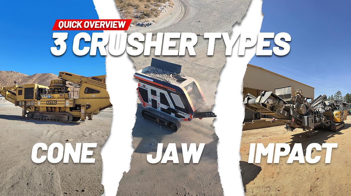 Jaw Crusher vs Impact Crusher vs Cone Crusher