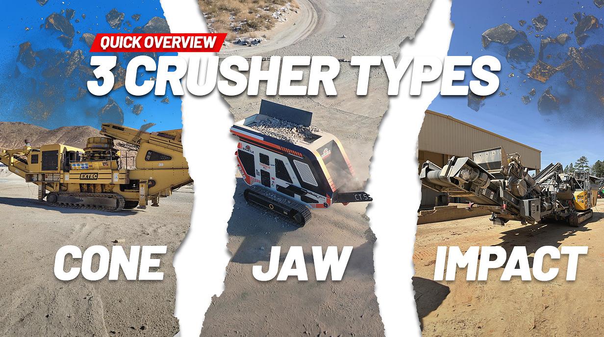 Jaw Crusher vs Impact Crusher vs Cone Crusher