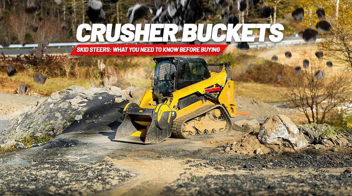 Crusher Buckets for Skid Steers