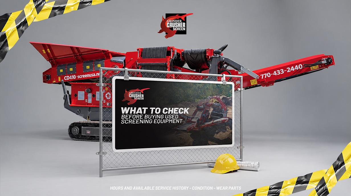 What to Check Before Buying Used Screening Equipment