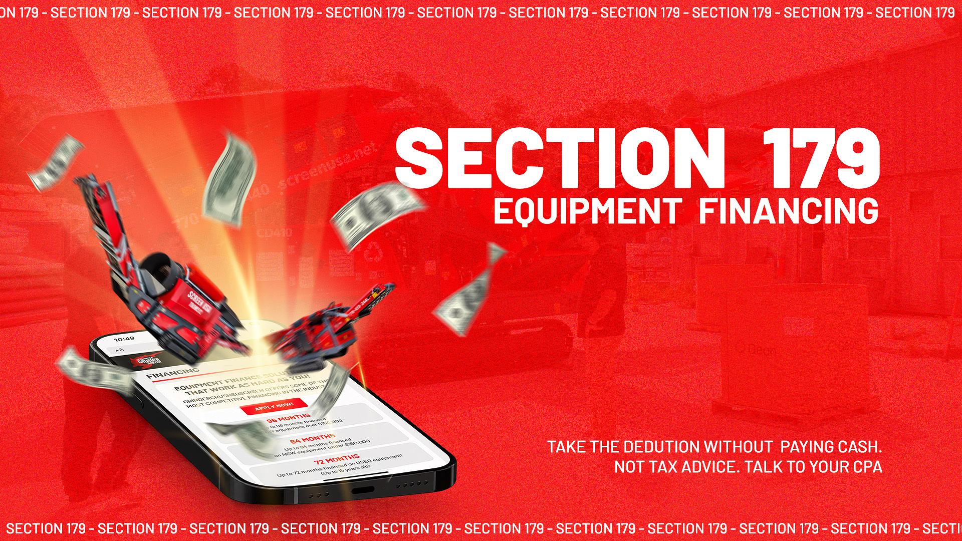 Section 179 Equipment Financing