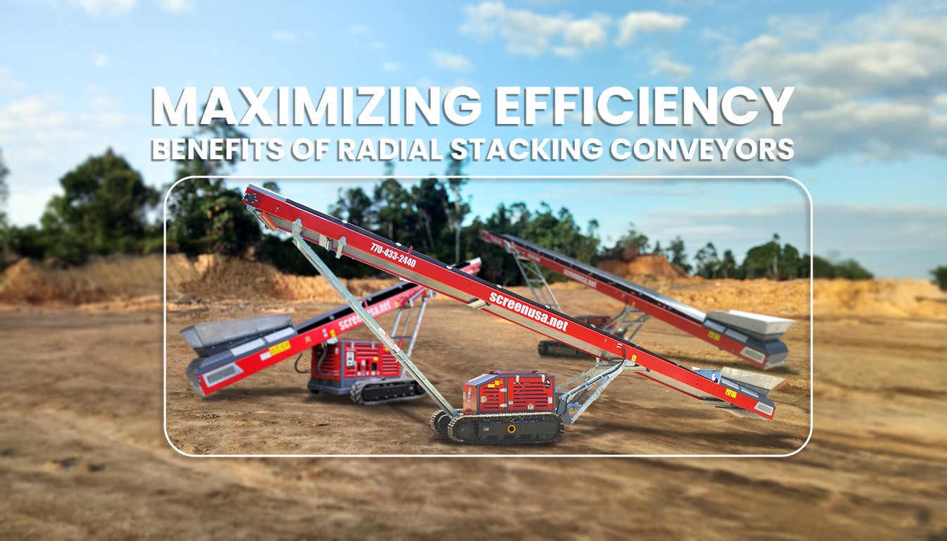 Maximizing Efficiency: Benefits of Radial Stacking Conveyors in Aggregate Operations
