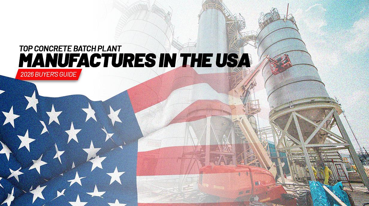 Top Concrete Batch Plant Manufacturers in the USA
