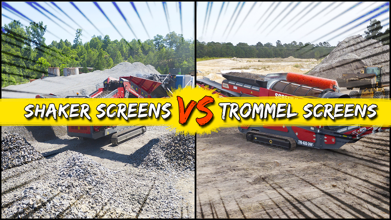 Which is better for topsoil, a Shaker or Trommel Screen?