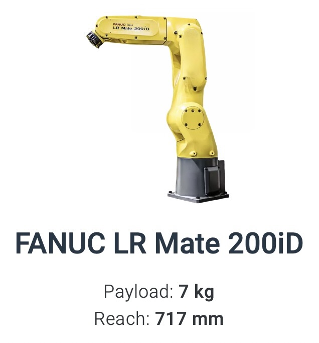 Fanuc LR Mate 200iD Data Sheet